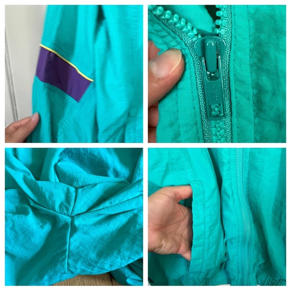 Salem Fresh Gear size large windbreaker suit. Pants and top are both large - Picture 10 of 12